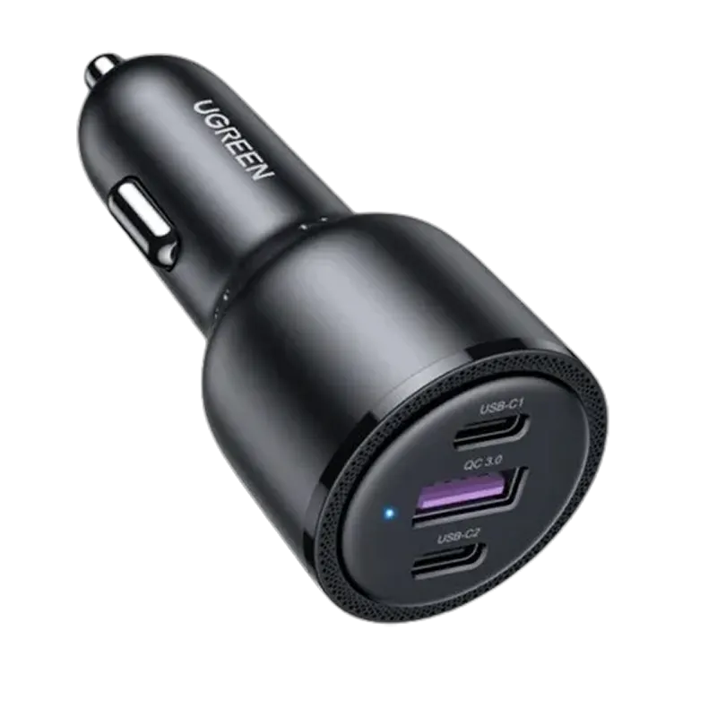 UGREEN CD213 30W CAR charger WITH 1 USB-C 1 USB A ports Mascom International.webp